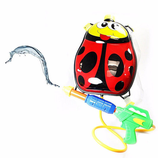 Childrens Novelty Ladybird Water Holding Tank With Attached Water Gun for Outdoors - Beautygiftsonline 