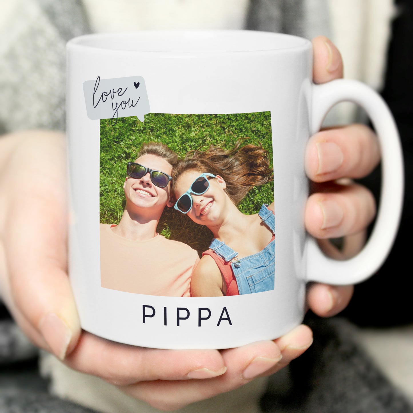 Personalised Love You Snapshot Photo Upload Mug - Beautygiftsonline 