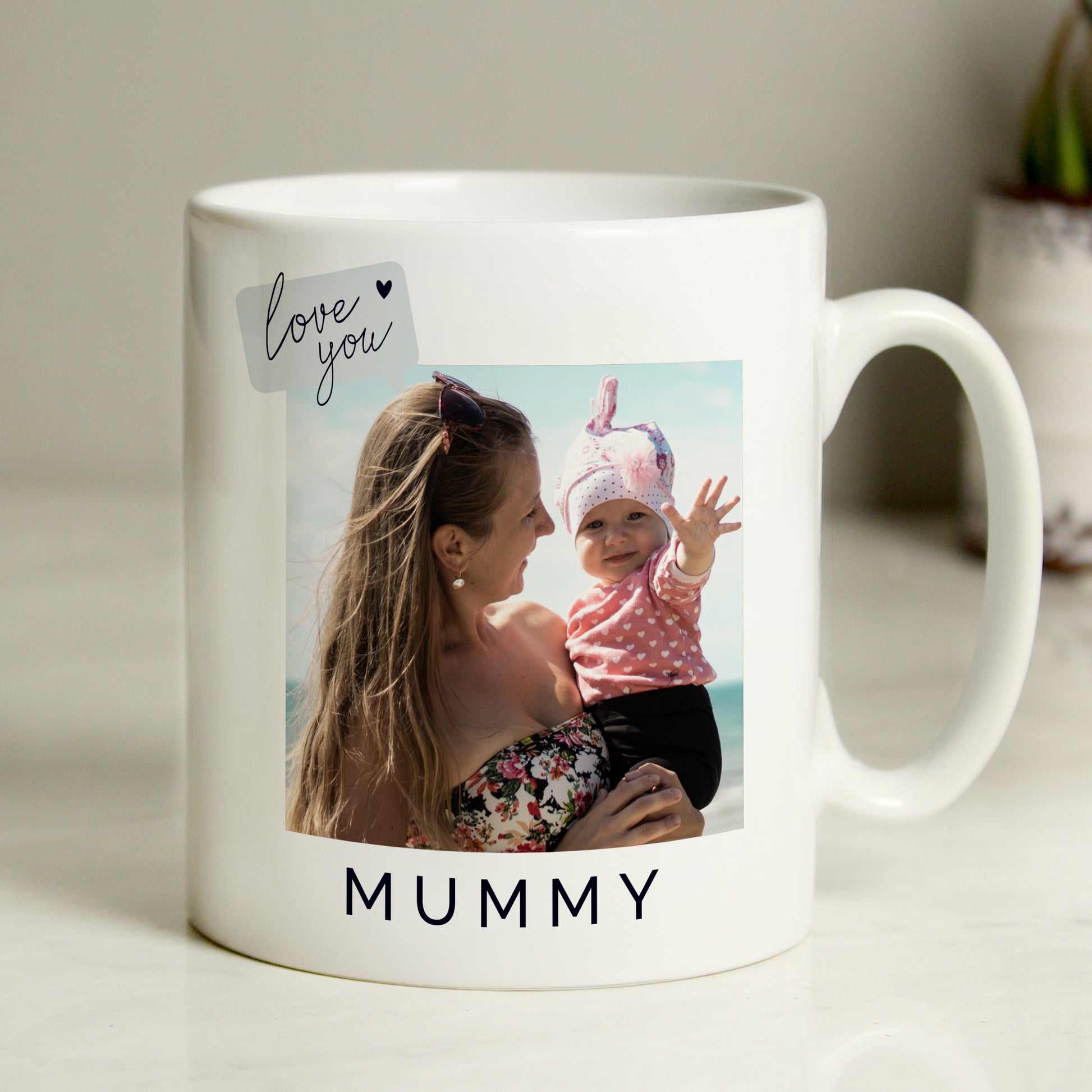 Personalised Love You Snapshot Photo Upload Mug - Beautygiftsonline 