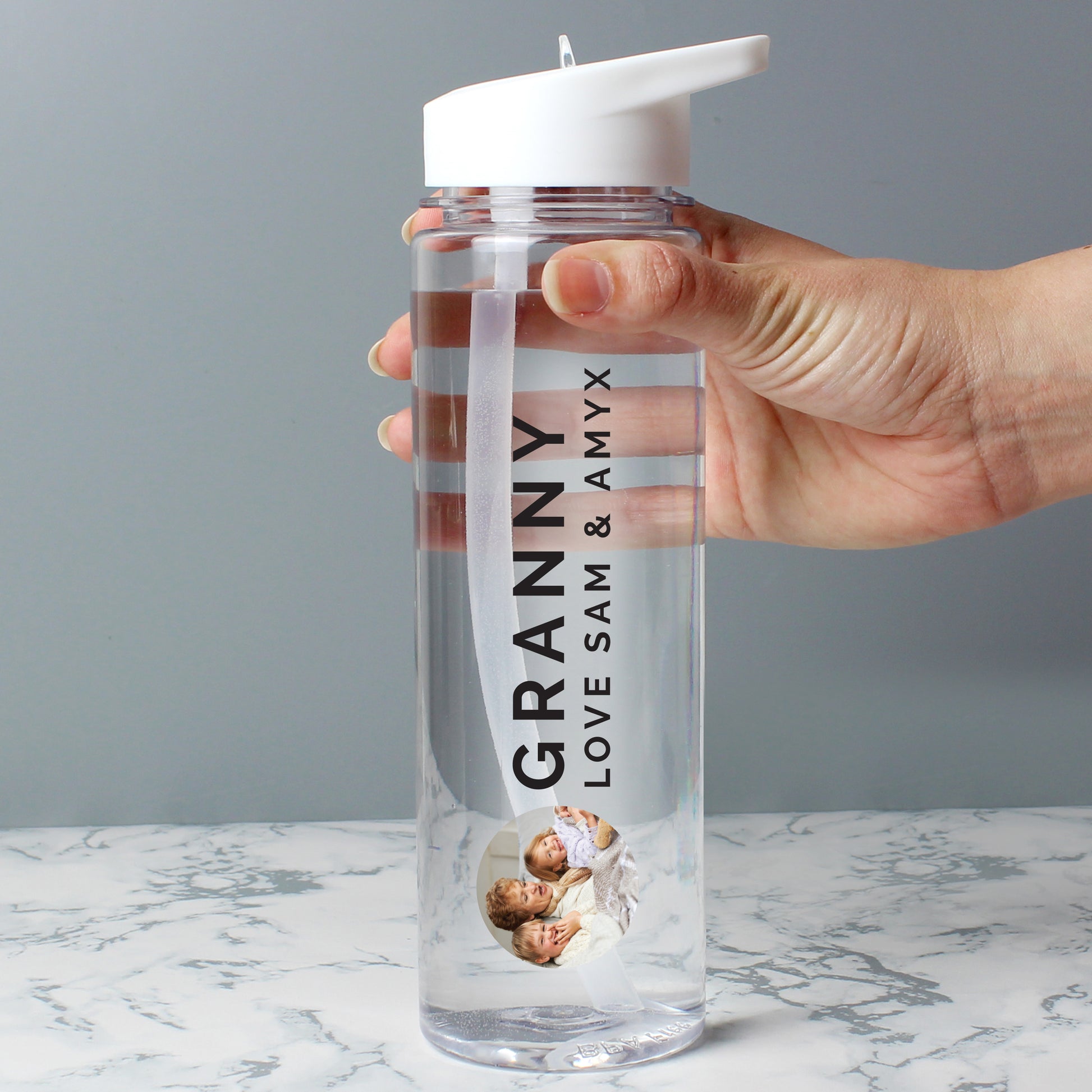 Personalised Photo Upload Water Bottle - Beautygiftsonline 