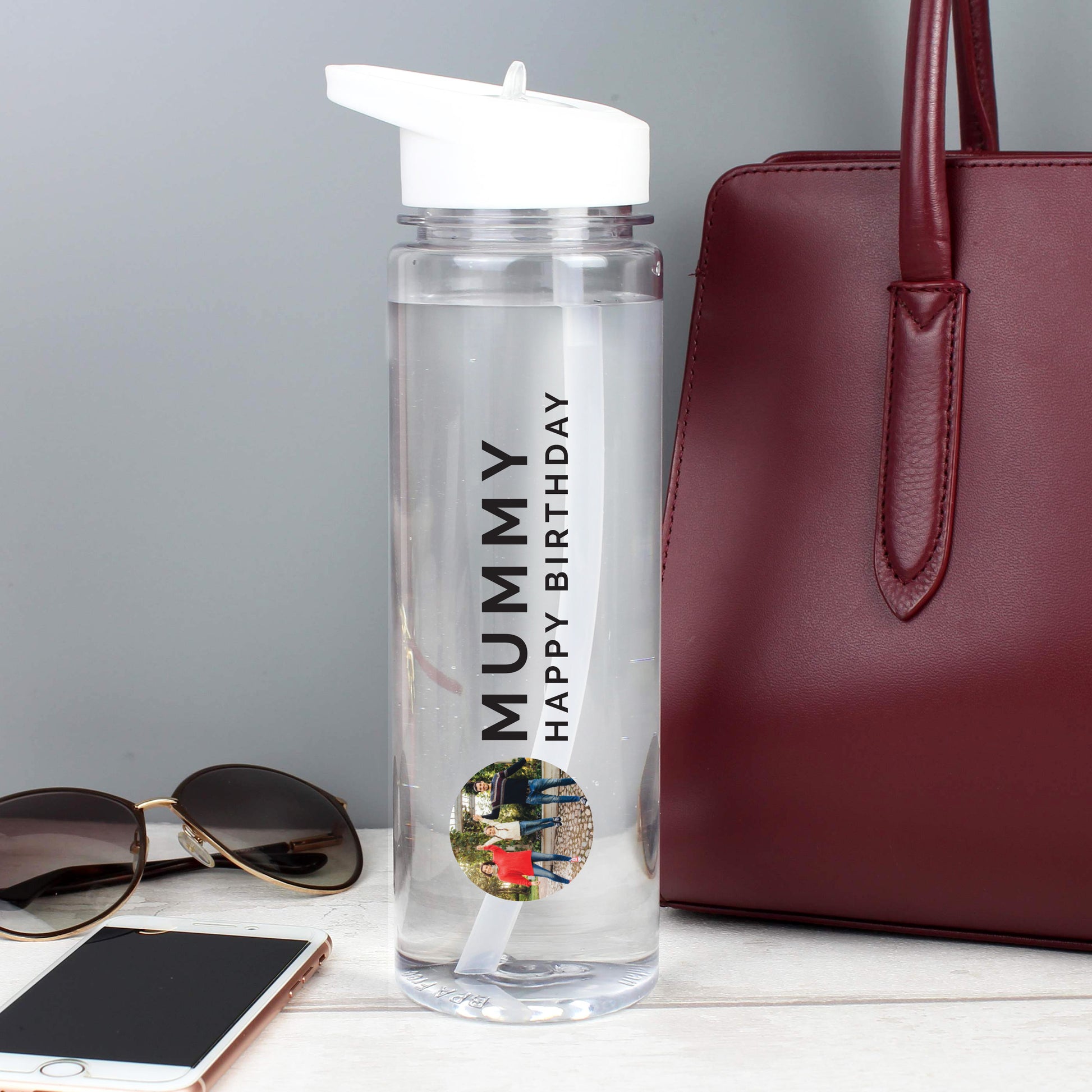 Personalised Photo Upload Water Bottle - Beautygiftsonline 