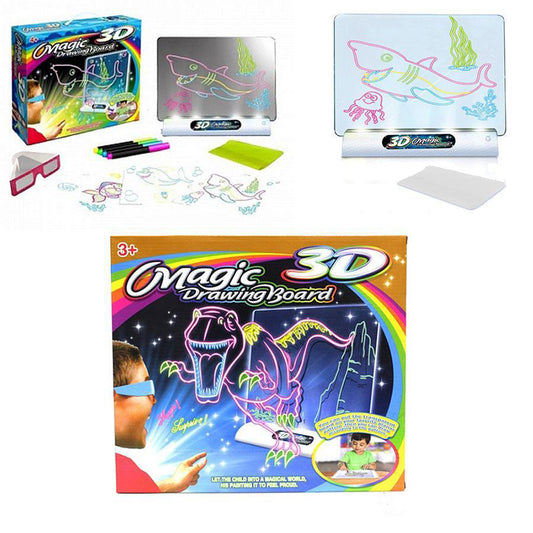 Magic 3D Drawing Board with 3D Glasses for Boys and Girls - Beautygiftsonline 