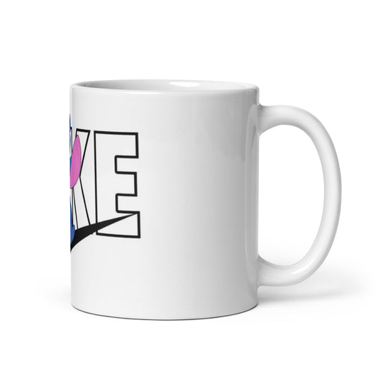 White glossy mug - Beautygiftsonline 