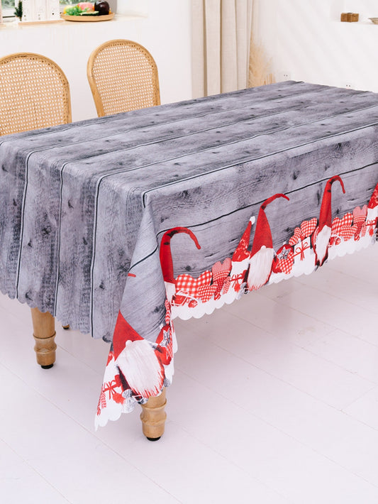 1pc Creative Christmas Printed Tablecloth For Christmas Decoration