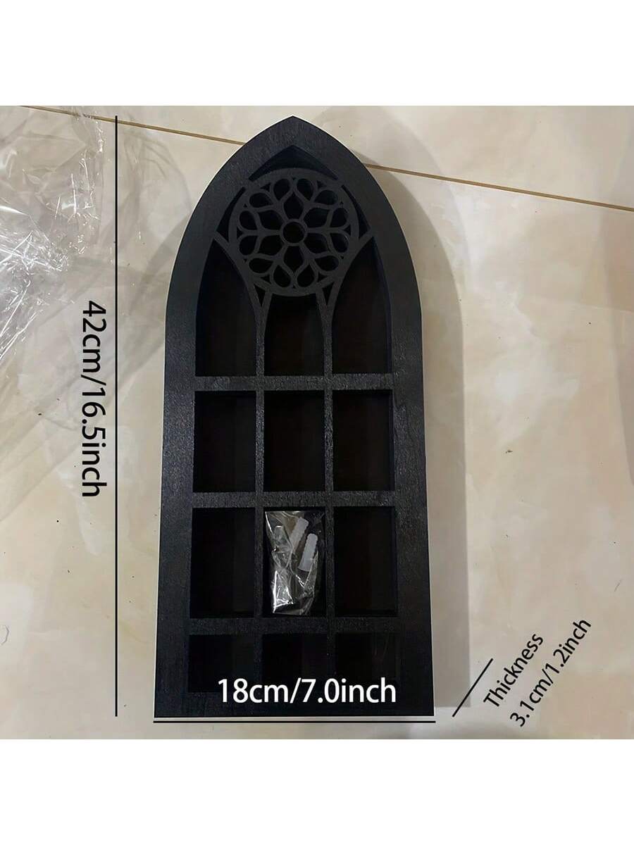 1pc black crystal storage rack, Gothic style essential oil crystal storage rack - Beautygiftsonline 