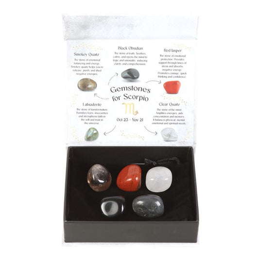 Scorpio Crystal Tumblestone Set - Beautygiftsonline 