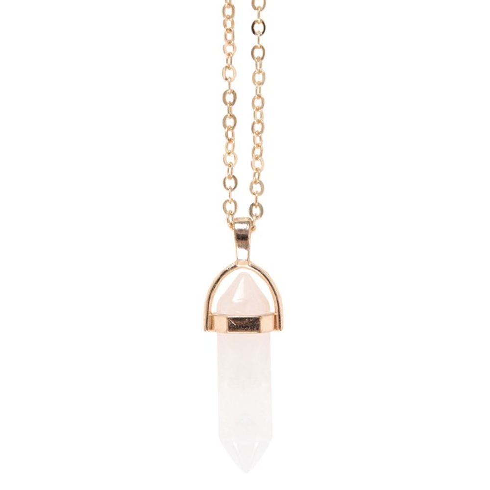 Clear Quartz Crystal Necklace Card - Beautygiftsonline 