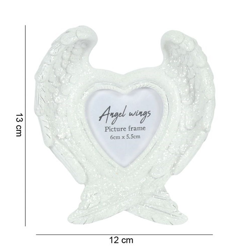 Glitter Angel Wing Photo Frame - Beautygiftsonline 