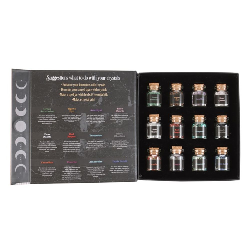 Crystals for Spells Crystal Chip Bottle Gift Set - Beautygiftsonline 