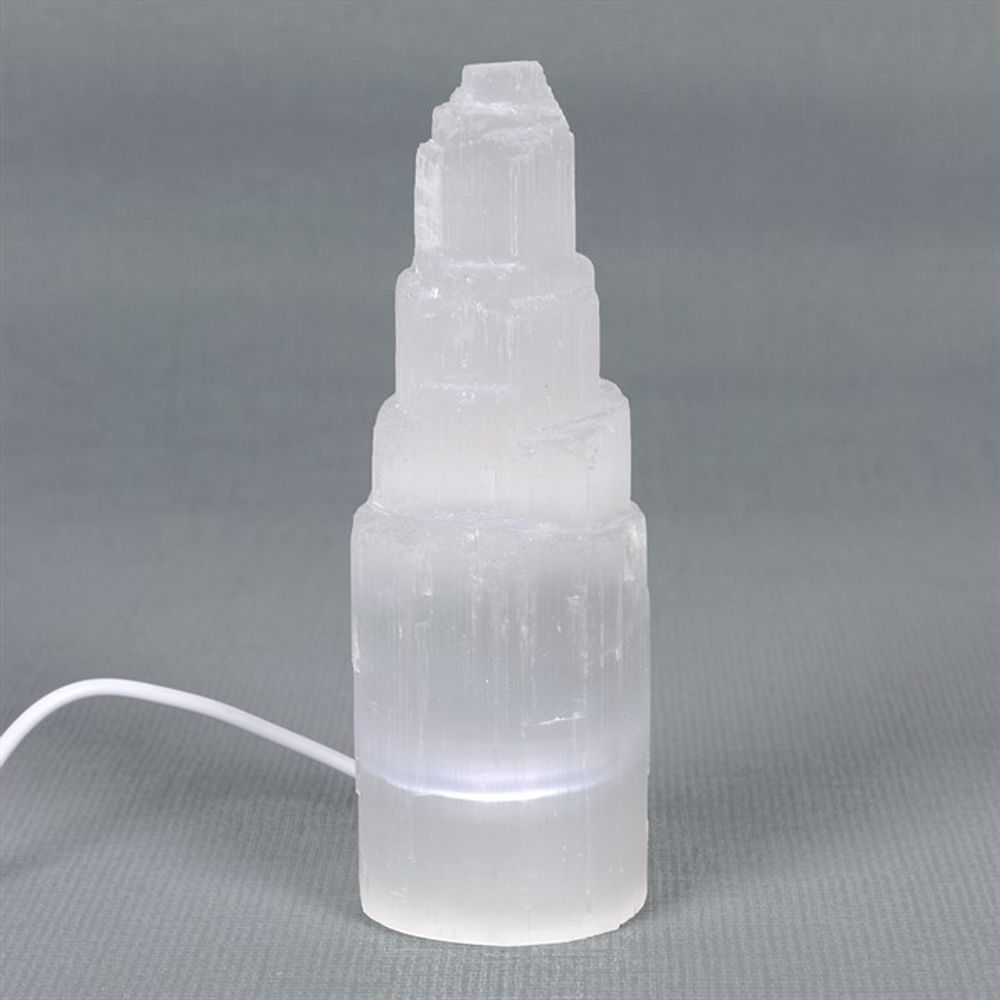 LED Selenite Mountain Lamp - Beautygiftsonline 