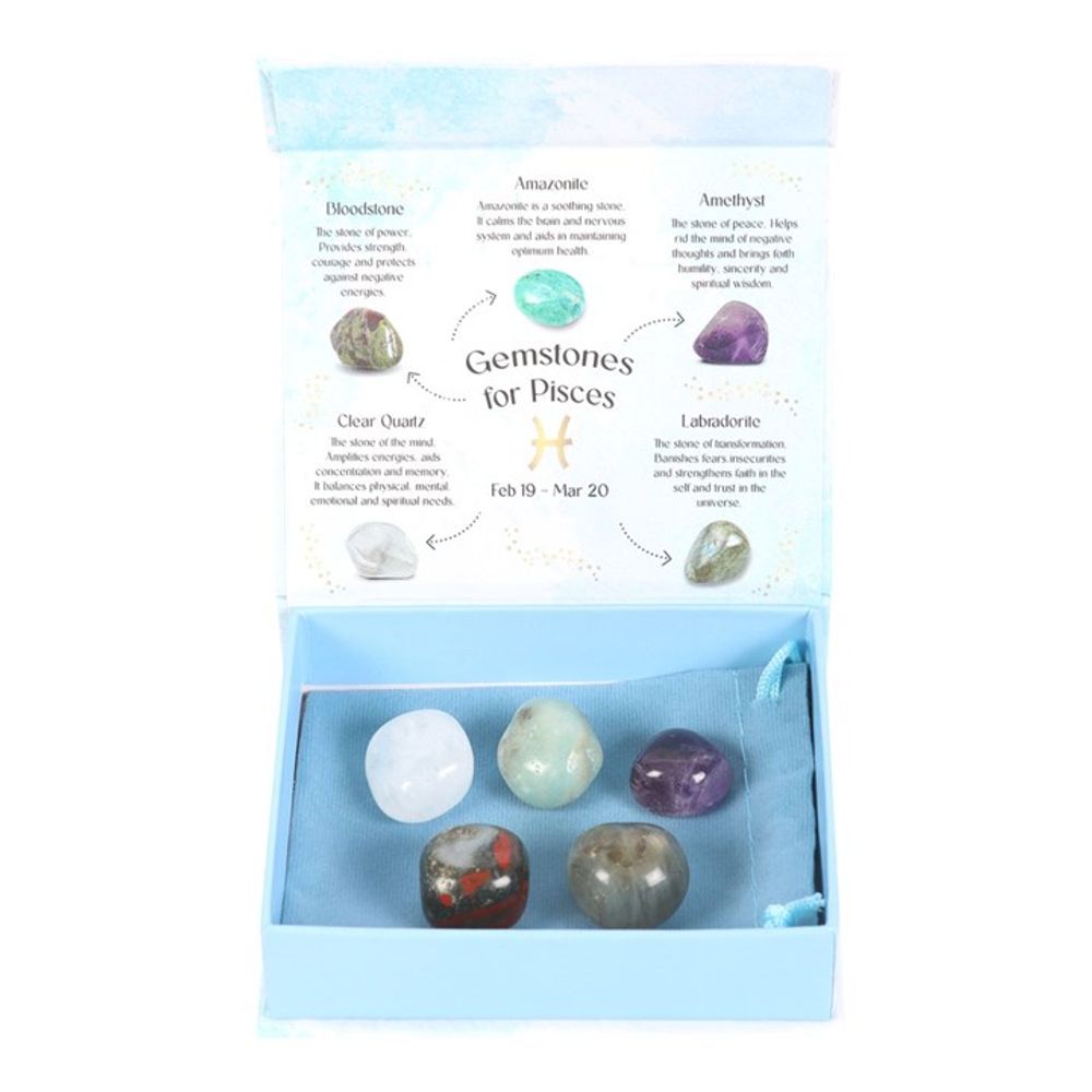 Pisces Crystal Tumblestone Set - Beautygiftsonline 