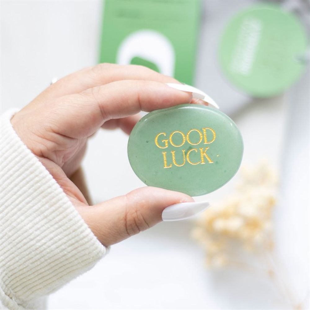 Good Luck Aventurine Crystal Palm Stone - Beautygiftsonline 