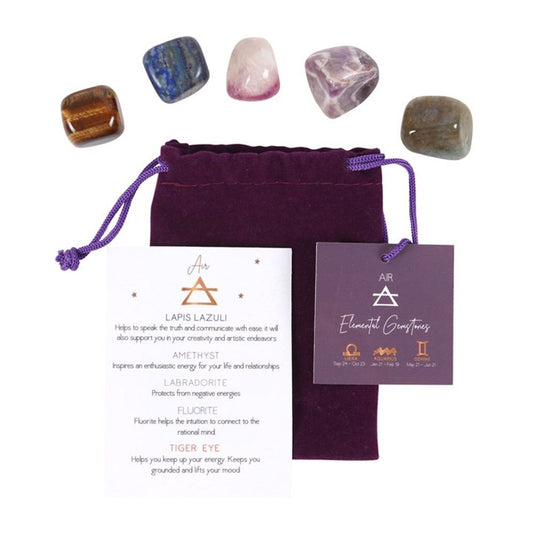 Air Element Tumble Gemstone Set - Beautygiftsonline 