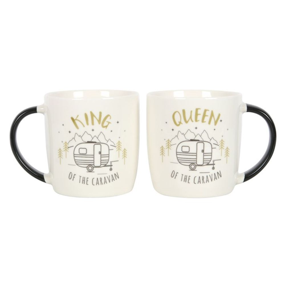 King and Queen Couples Caravan Mug Set - Beautygiftsonline 