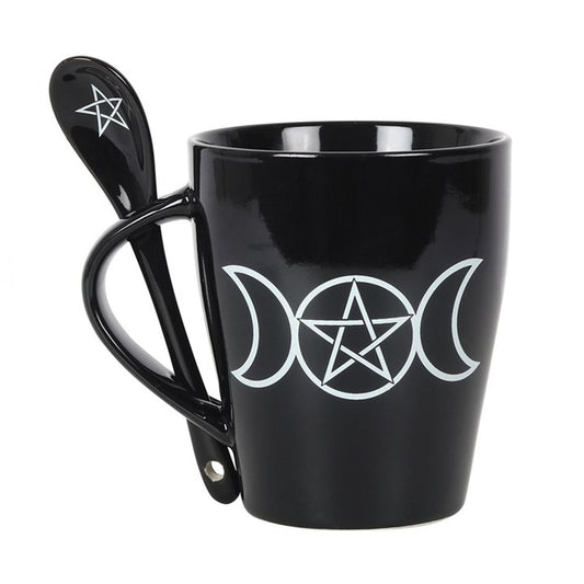 Triple Moon Mug and Spoon Set - Beautygiftsonline 