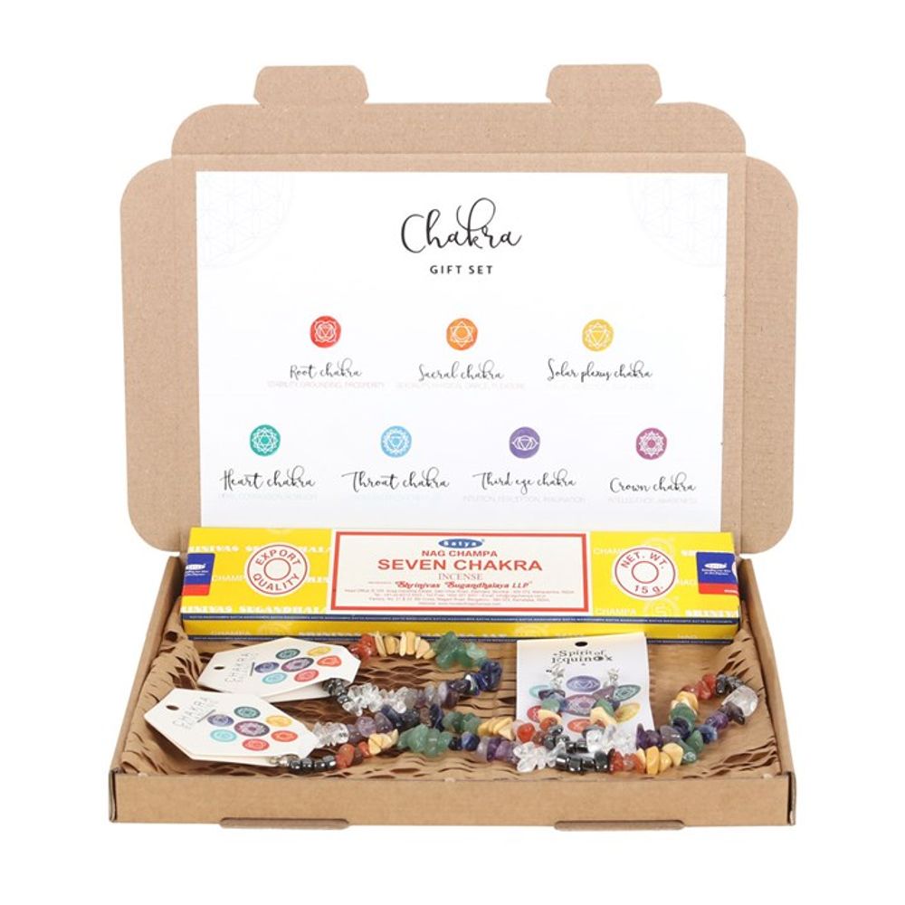 Chakra Crystal Chip Jewellery Gift Set - Beautygiftsonline 