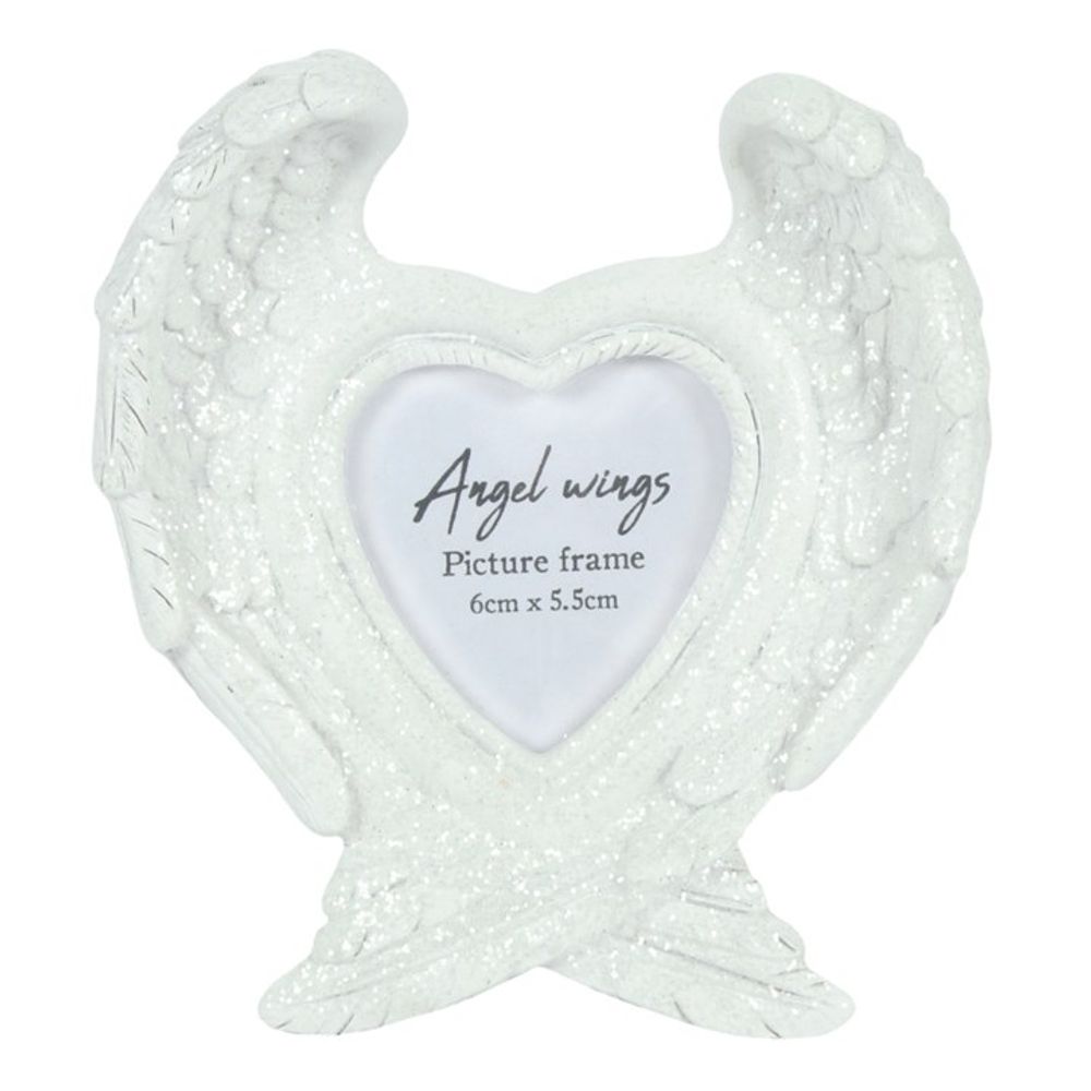 Glitter Angel Wing Photo Frame - Beautygiftsonline 