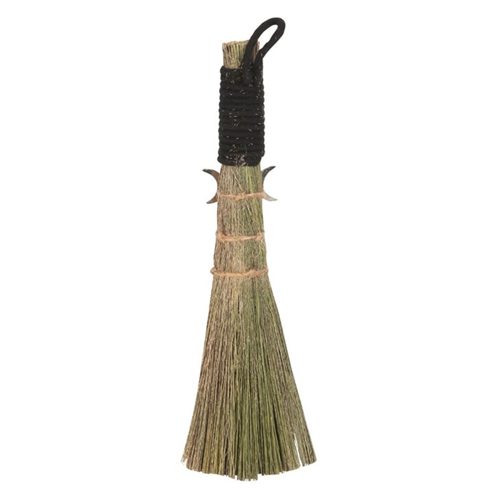 20cm Broom with Triple Moon Charm - Beautygiftsonline 