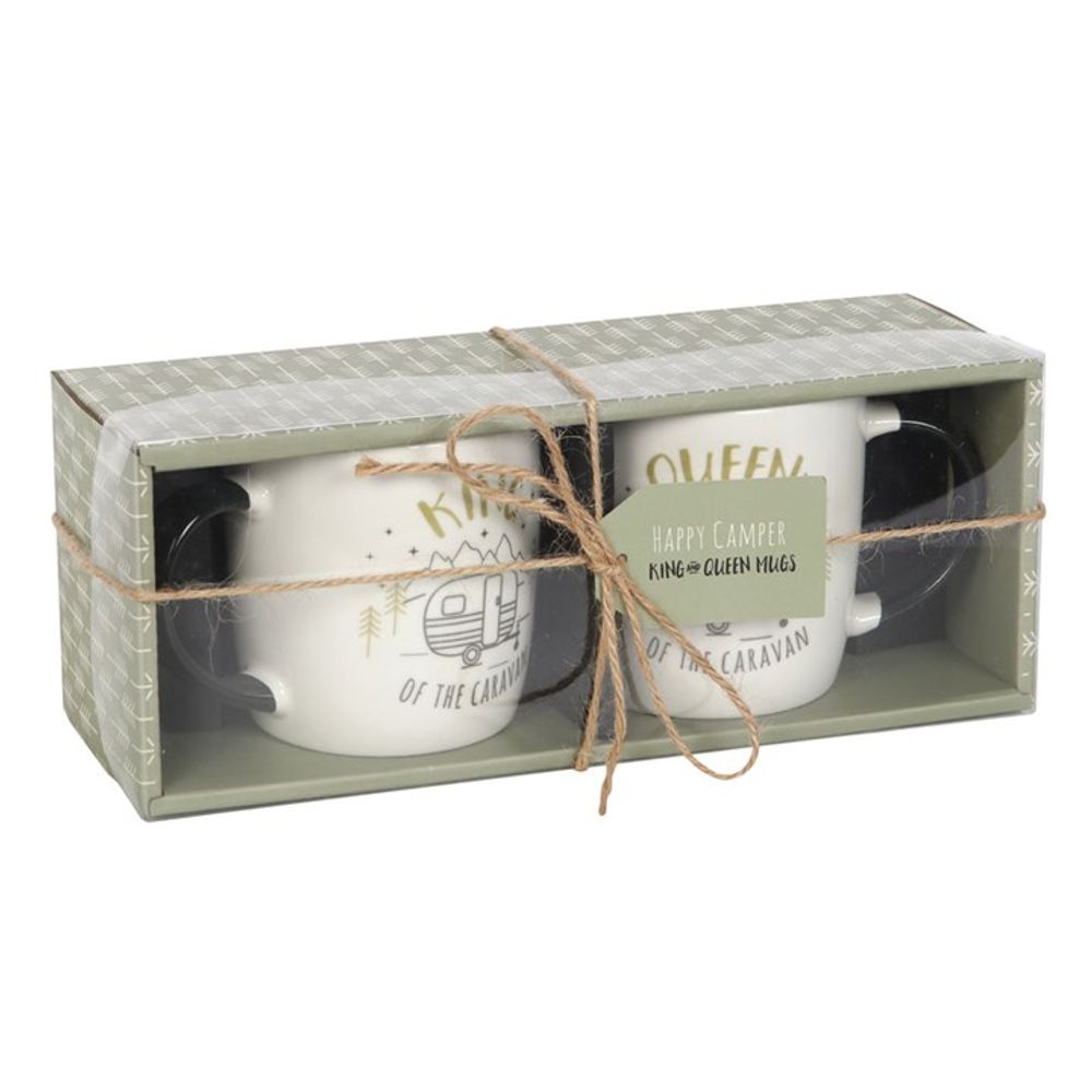 King and Queen Couples Caravan Mug Set - Beautygiftsonline 