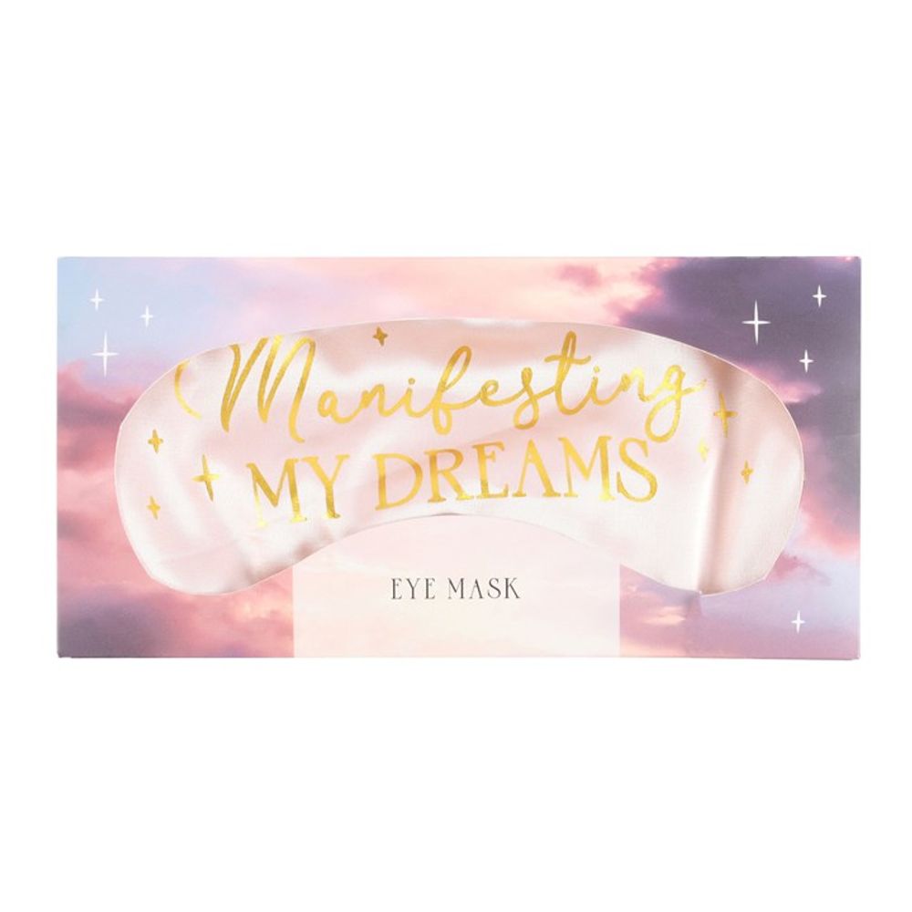 Manifesting My Dreams Satin Sleep Mask - Beautygiftsonline 