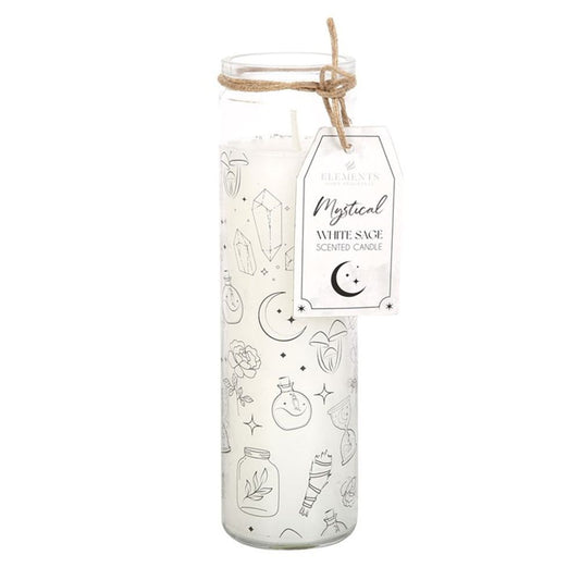 Mystical White Sage Tube Candle - Beautygiftsonline 