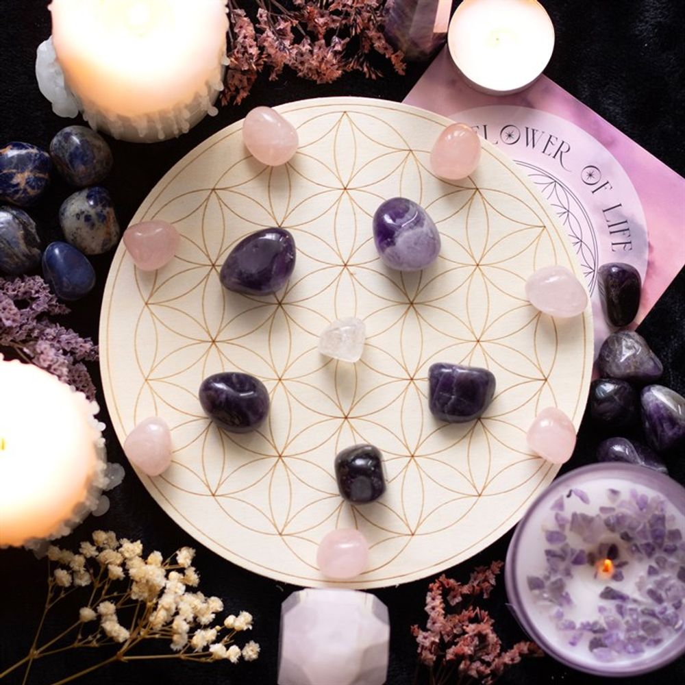 Flower of Life Crystal Grid Set - Beautygiftsonline 