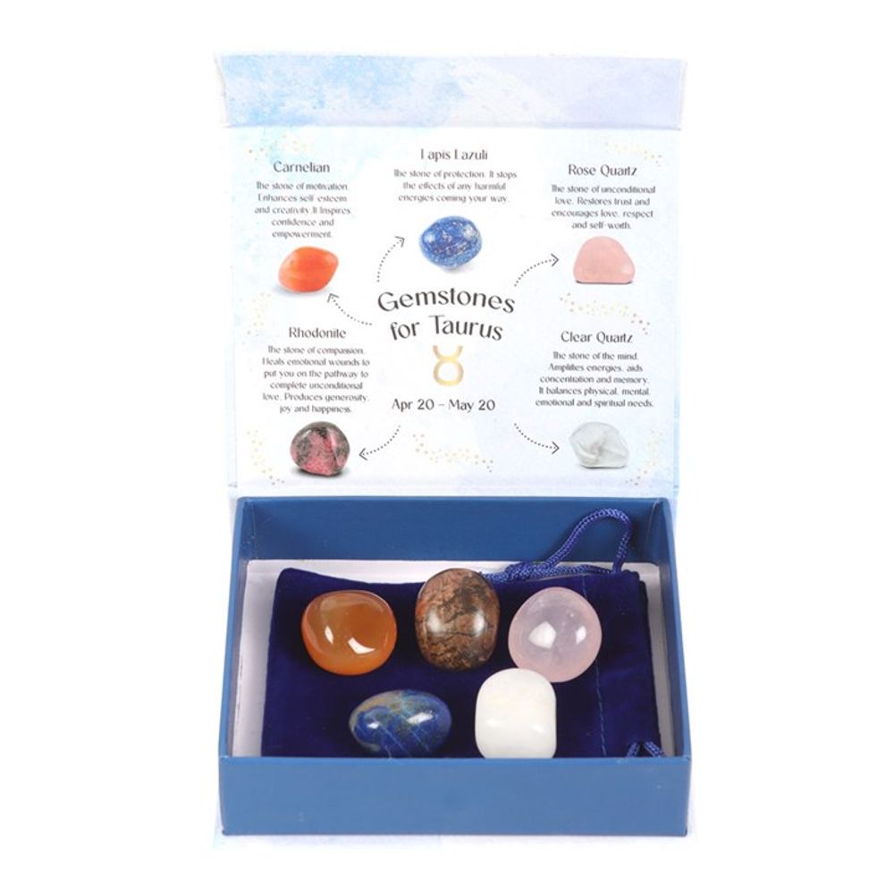 Taurus Crystal Tumblestone Set - Beautygiftsonline 