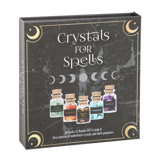 Crystals for Spells Crystal Chip Bottle Gift Set - Beautygiftsonline 