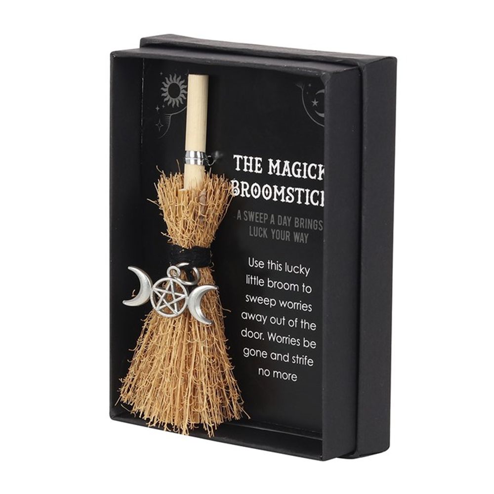 Triple Moon Mini Magick Broomstick - Beautygiftsonline 