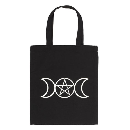 Triple Moon Polycotton Tote Bag - Beautygiftsonline 