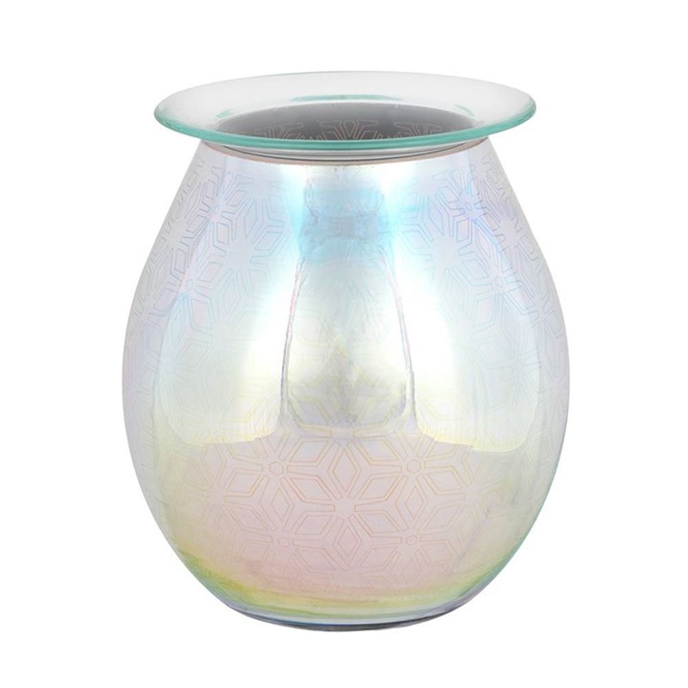 3D Geometric Flower Light Up Electric Oil Burner - Beautygiftsonline 