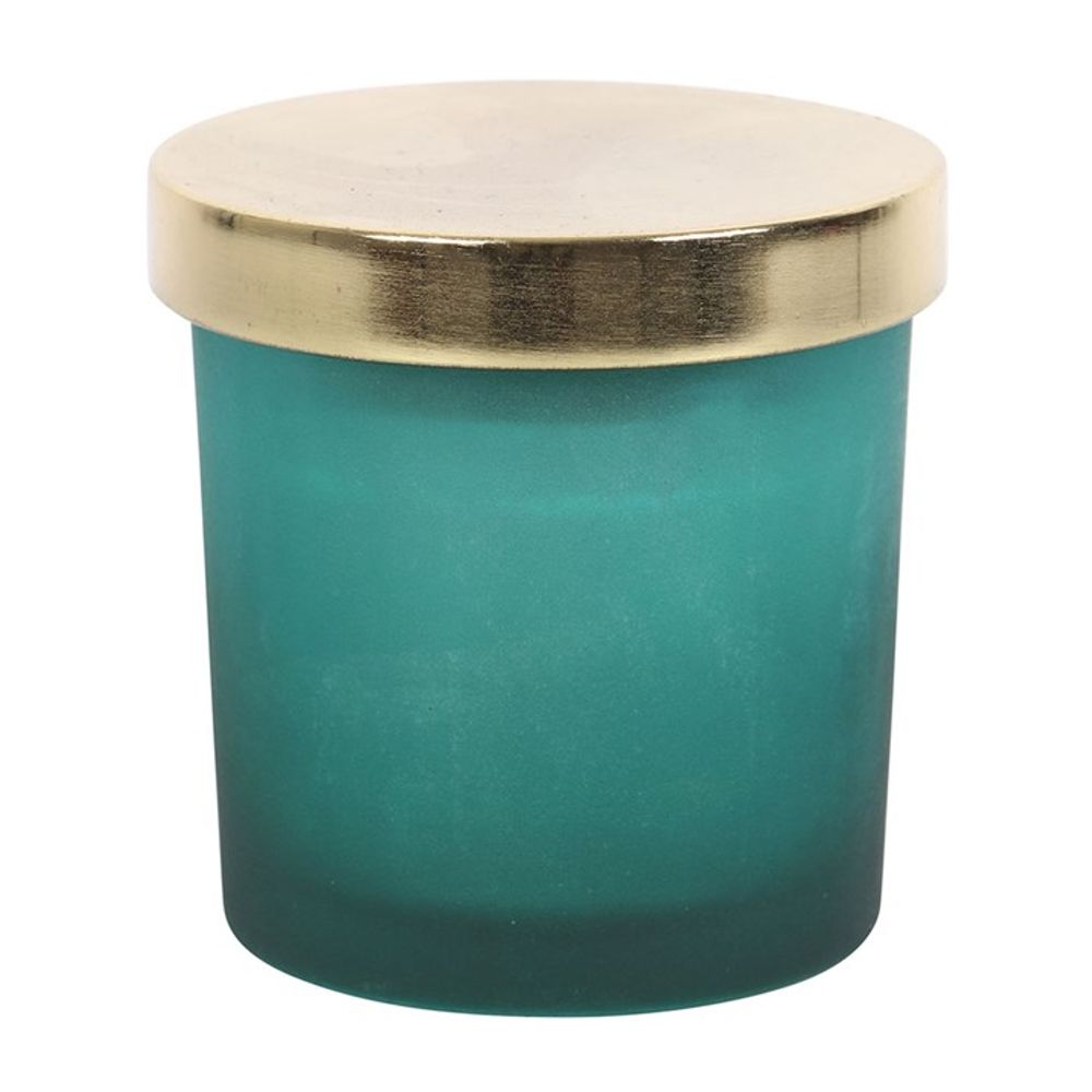 Heart Chakra Mint Crystal Chip Candle - Beautygiftsonline 