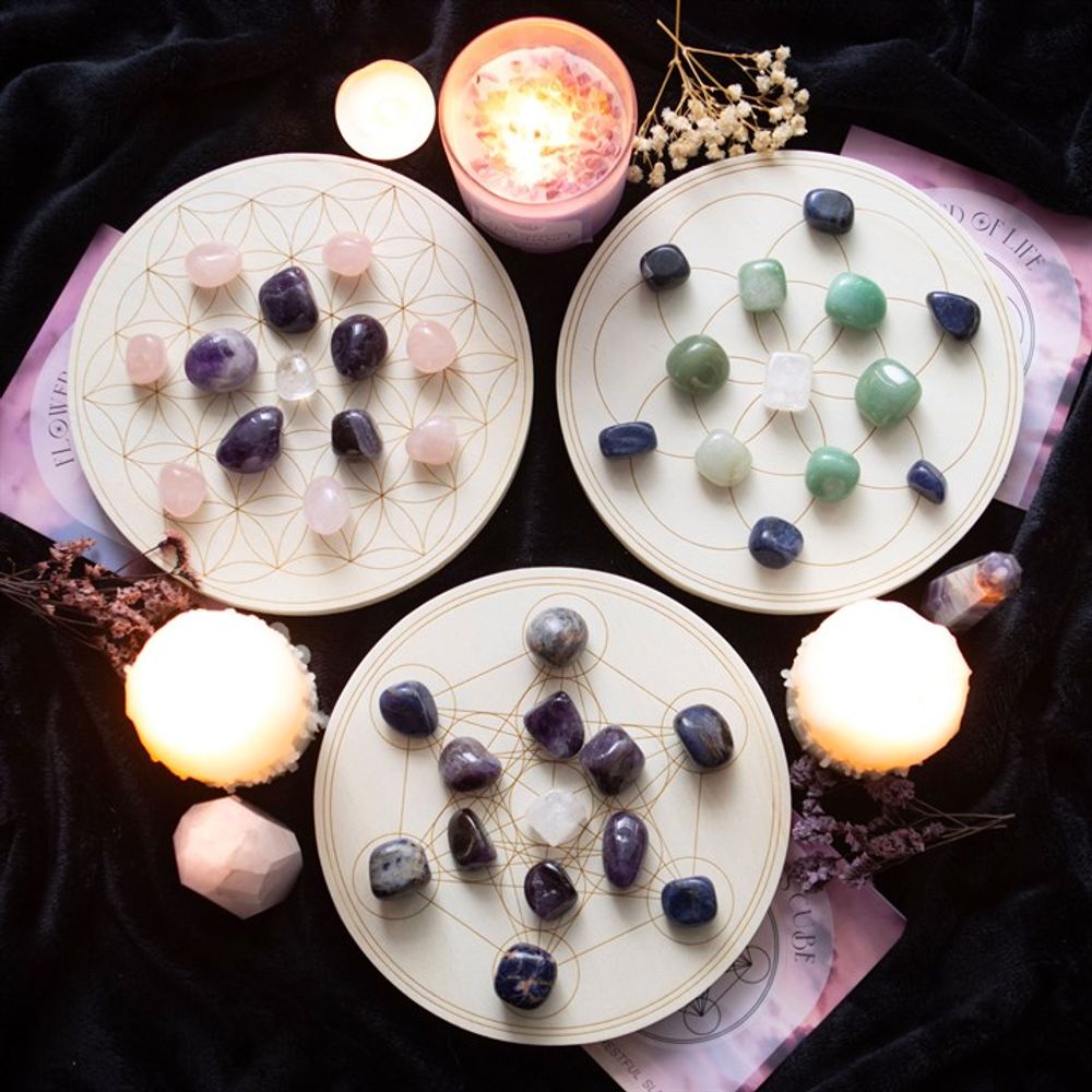 Flower of Life Crystal Grid Set - Beautygiftsonline 