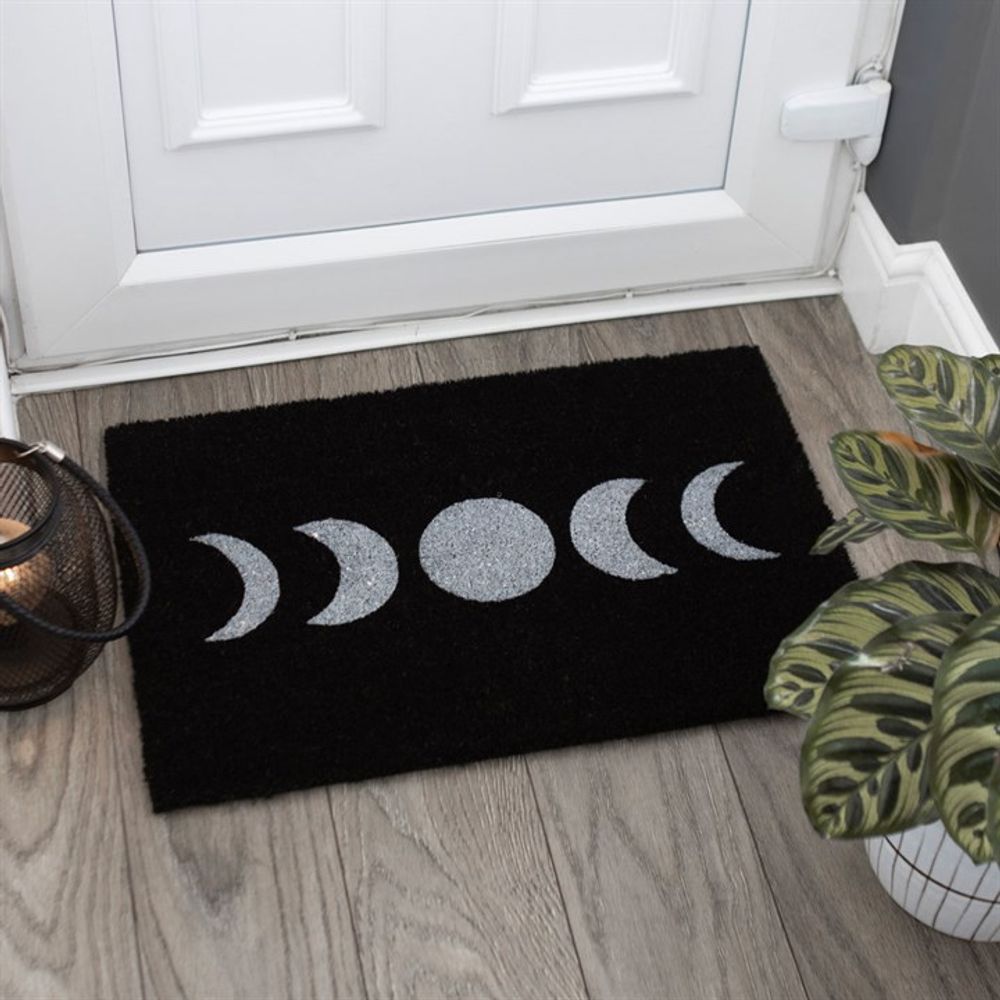 Black Moon Phase Doormat - Beautygiftsonline 