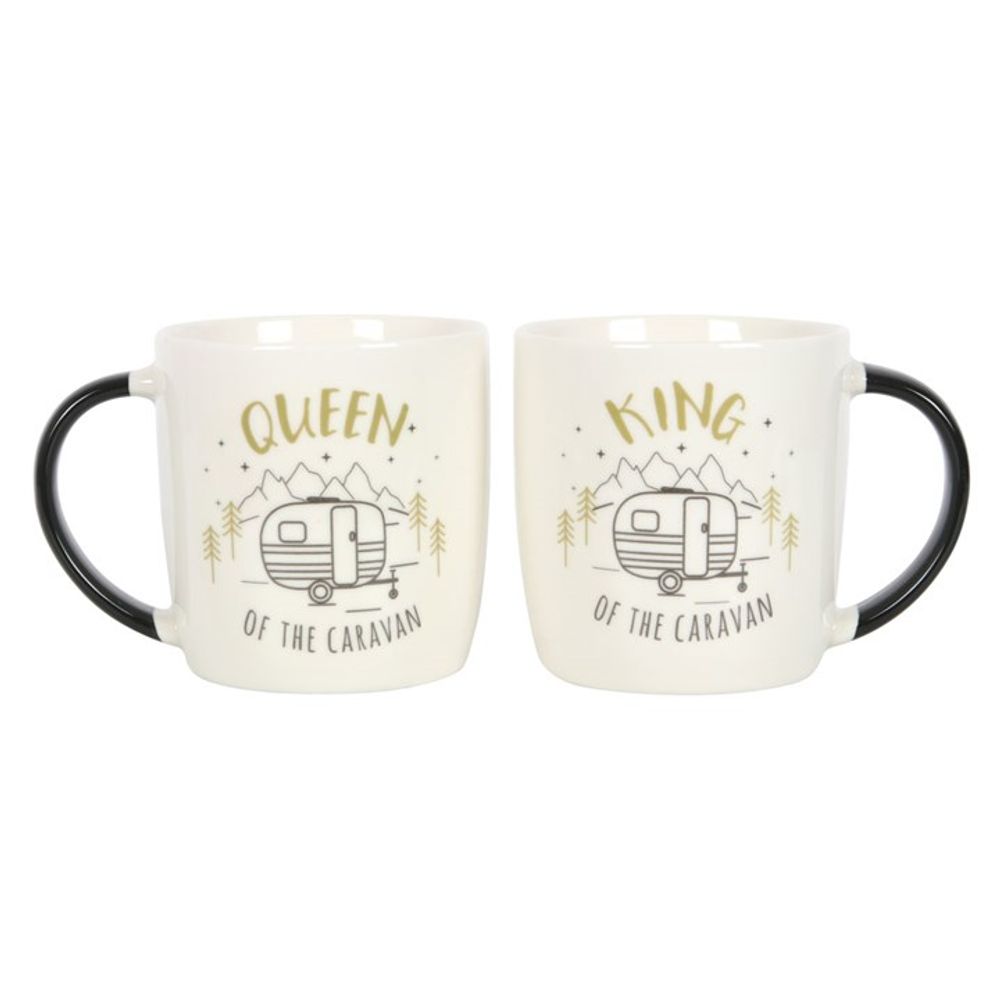 King and Queen Couples Caravan Mug Set - Beautygiftsonline 