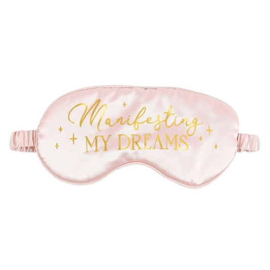 Manifesting My Dreams Satin Sleep Mask - Beautygiftsonline 