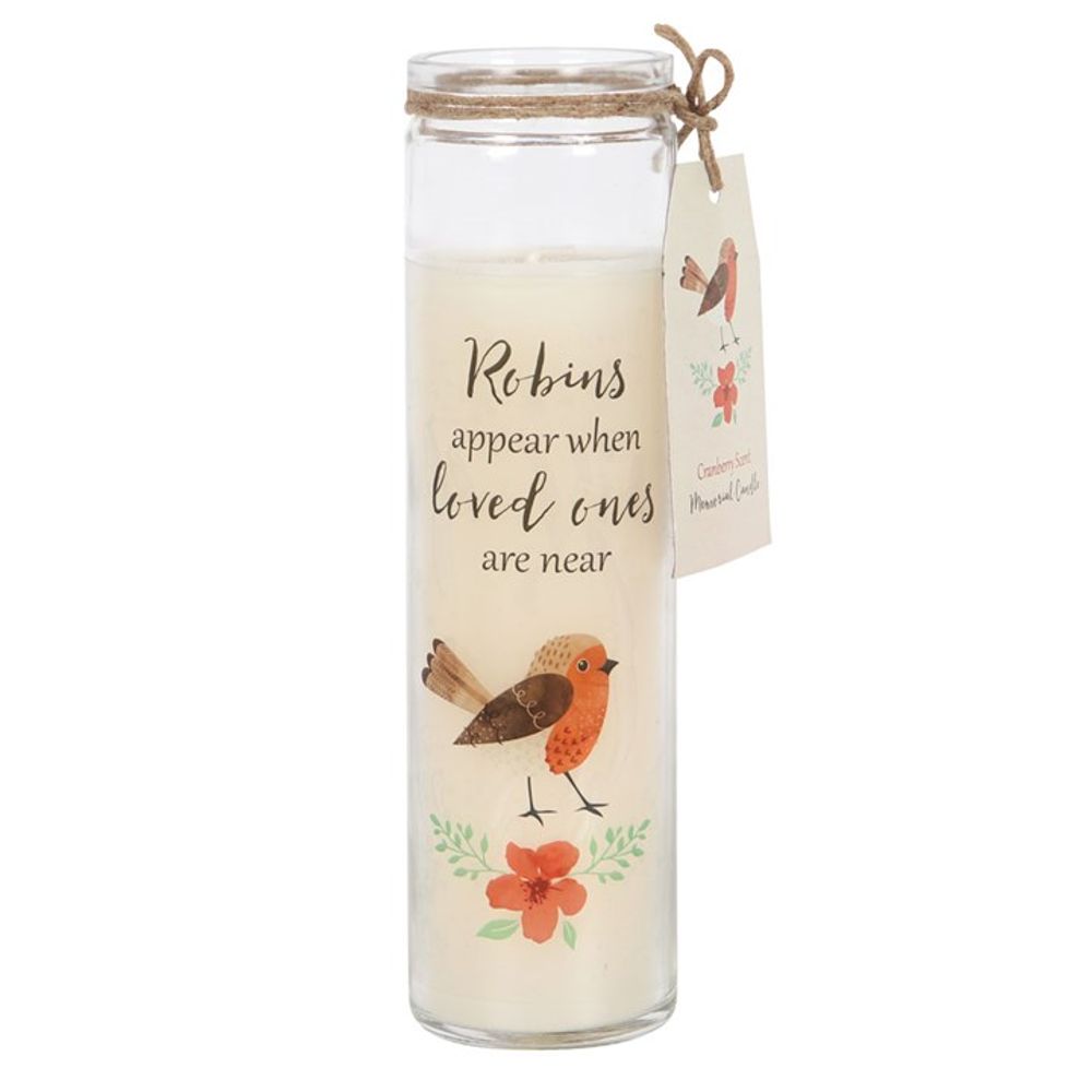 Robins Appear Cranberry Tube Candle - Beautygiftsonline 