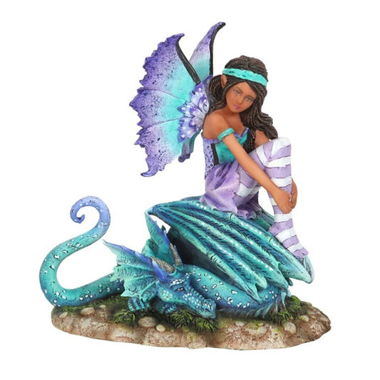 16cm Dragon Perch Fairy Figurine by Amy Brown - Beautygiftsonline 