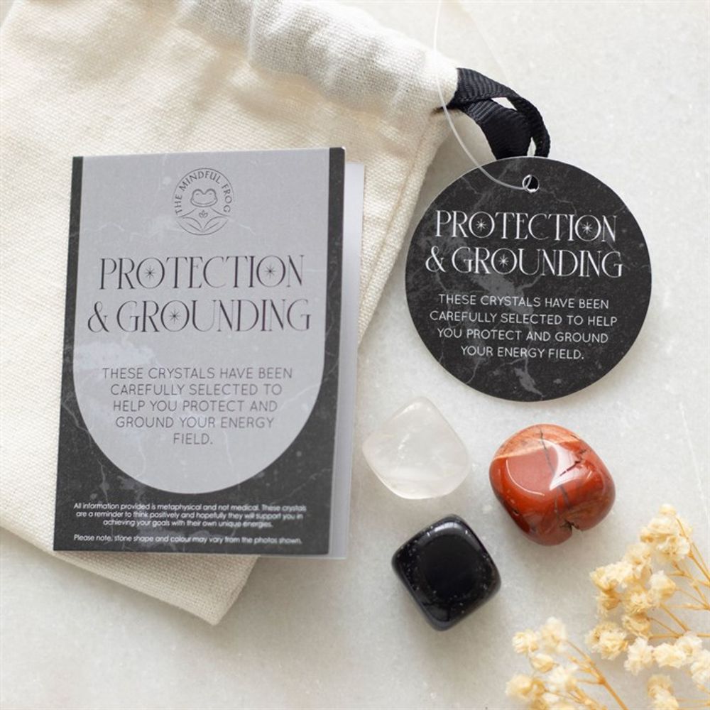 Protection & Grounding Healing Crystal Set - Beautygiftsonline 