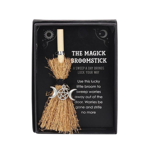 Triple Moon Mini Magick Broomstick - Beautygiftsonline 