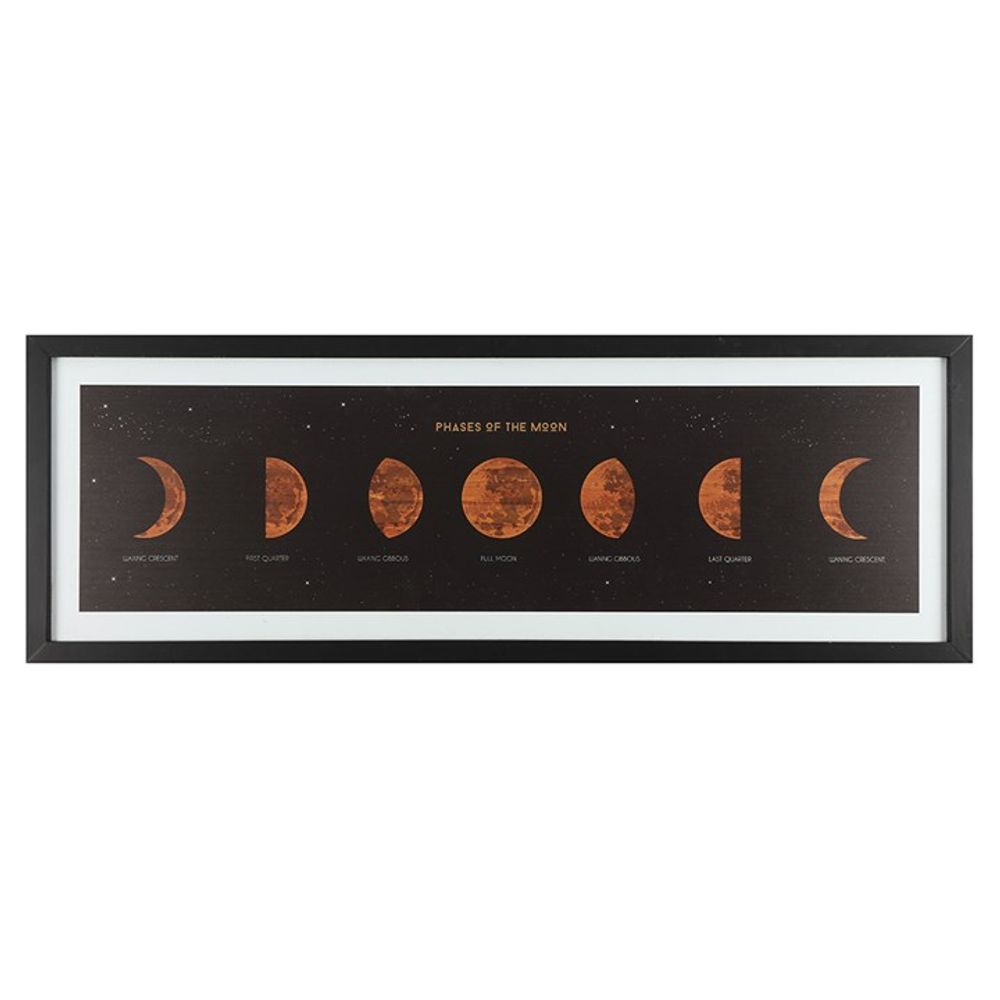 Moon Phases Print in Frame - Beautygiftsonline 