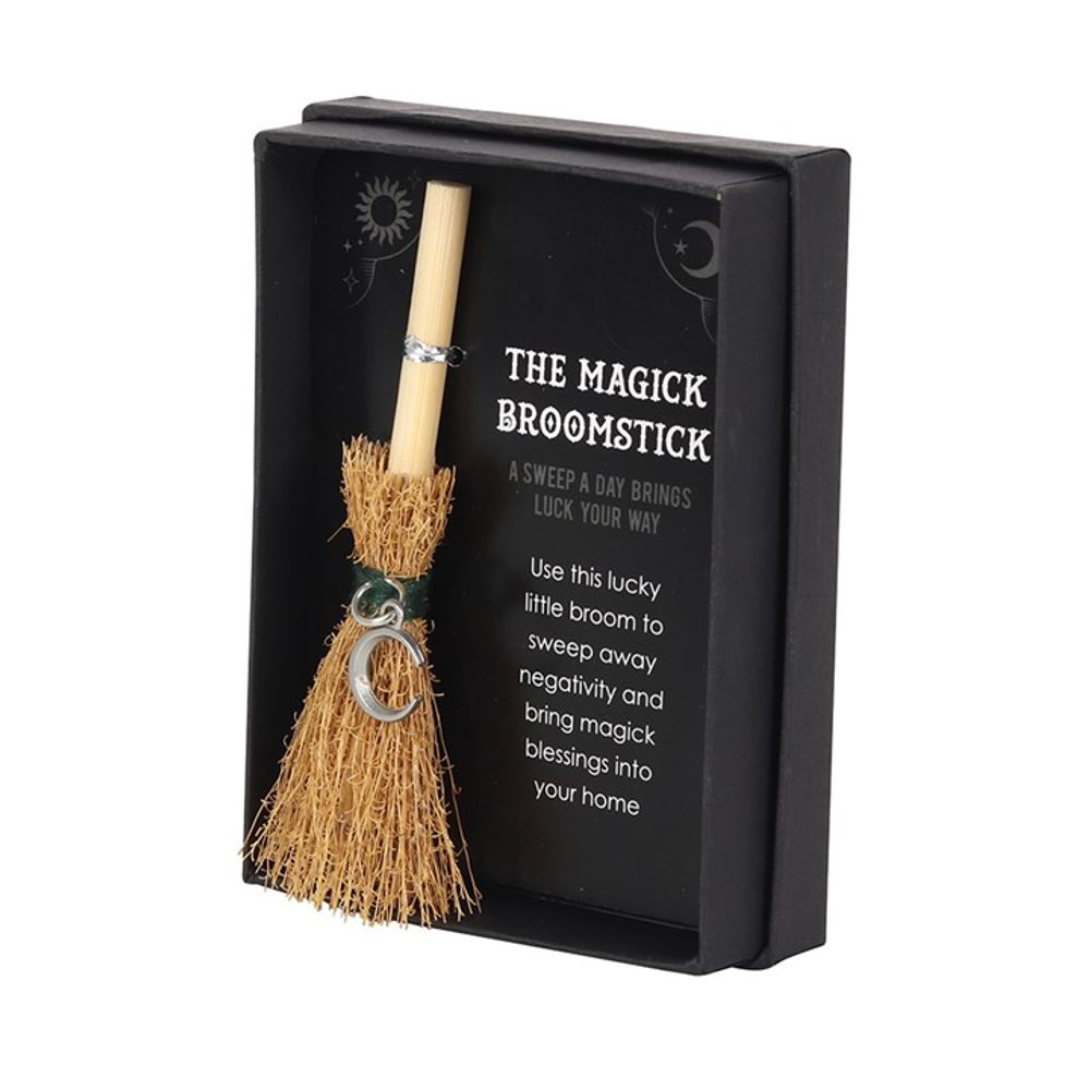 Crescent Moon Mini Magick Broomstick - Beautygiftsonline 