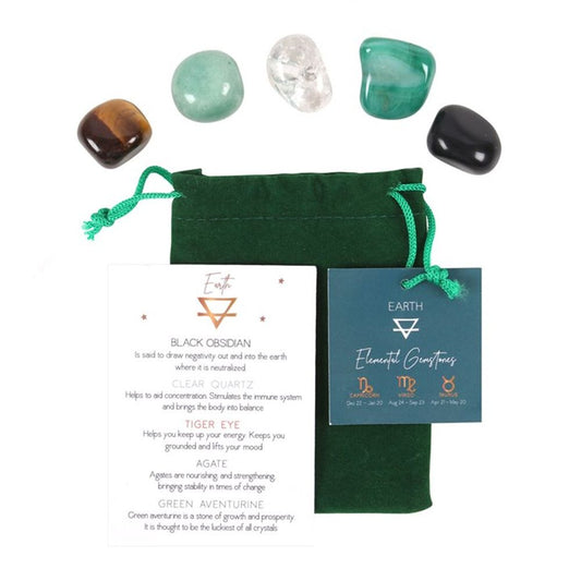 Earth Element Tumble Gemstone Set - Beautygiftsonline 